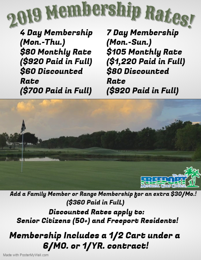 Membership Freeport Golf Course Membership Freeport Golf Course